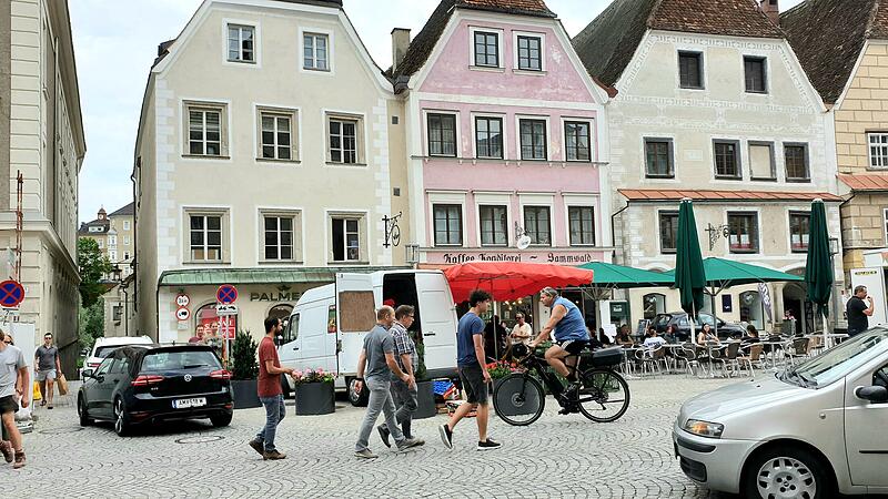 Kaigasse sperren, Platz schaffen: Steyrs Stadtzentrum soll lebenswerter werden