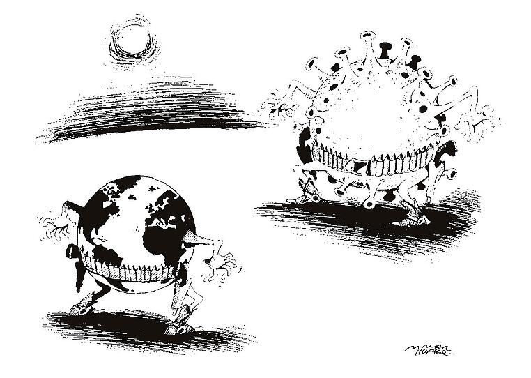 OÖN-Karikatur vom 17. Oktober 2020