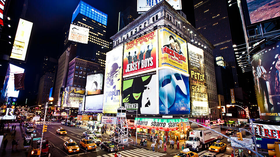 Platz 3: Broadway in New York City
