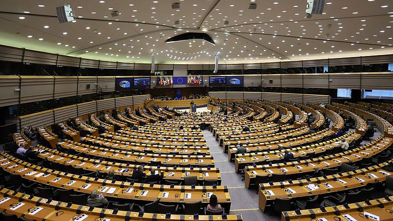 Plenarsaal des EU-Parlaments in Brüssel