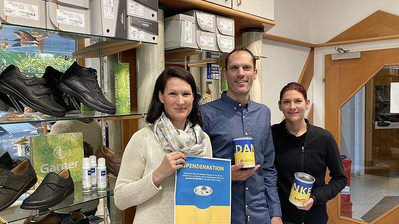 Gmundner Orthopäde spendete mit anderen Fachhändlern für die Ukraine