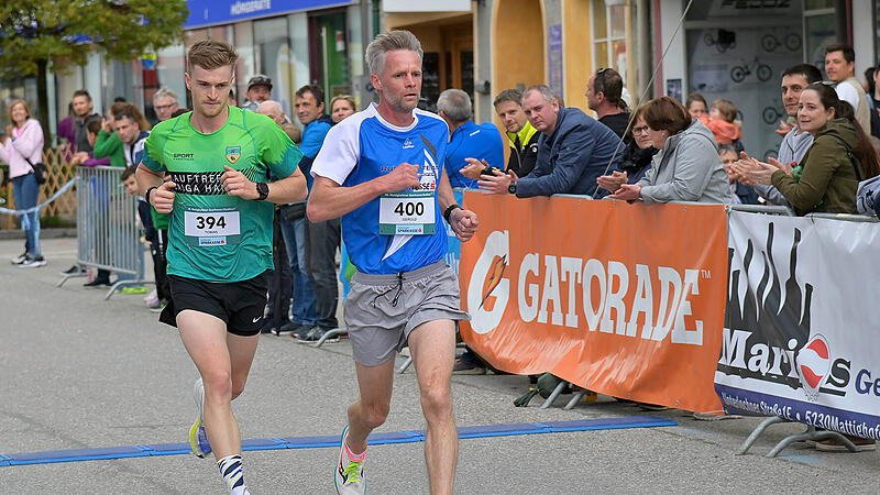 Mattighofen City Run: One “old stager” hangs off the young hoppers