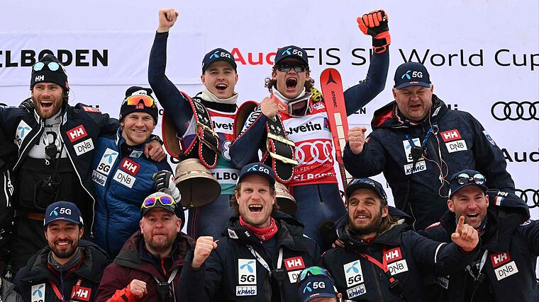 Norwegian double victory in Adelboden slalom, ÖSV men not on the podium