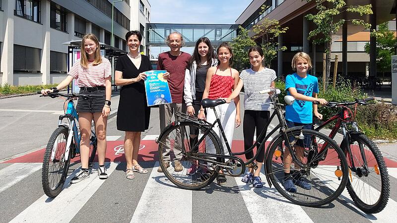 Freitag fürs Fahrrad: Welser Schulen schaffen Bewusstsein für das Klima