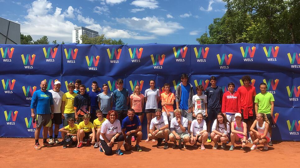 Tennis-Nachwuchs schlägt in Wels auf: Sportler aus 31 Nationen sind zu Gast