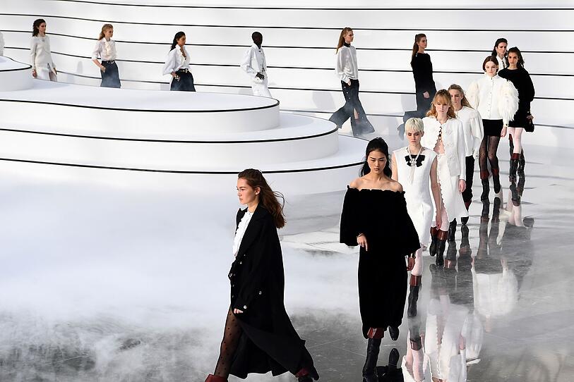 Minimalistisch und frisch: Die Chanel-Show in Paris