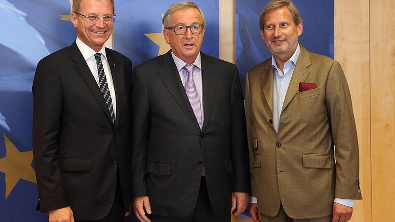 Antrittsbesuch in Brüssel: Stelzer traf Juncker