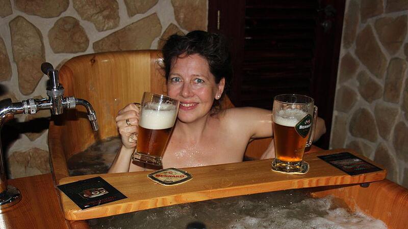 Ein Bierbad in Prag