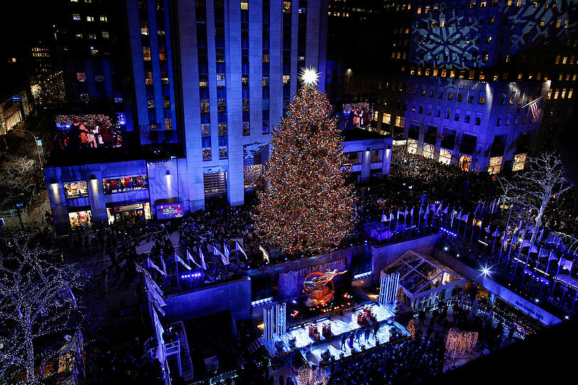 Erleuchtet: Der schönste Weihnachtsbaum New Yorks