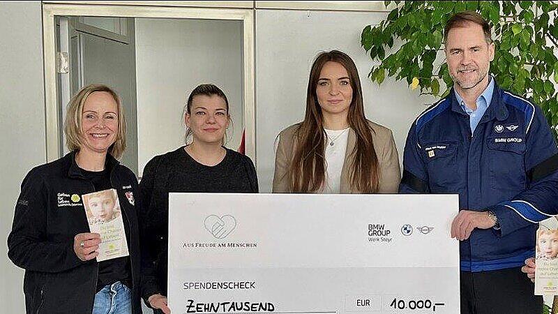 Spendenaktion: 10.000 Euro für Leukämiehilfe