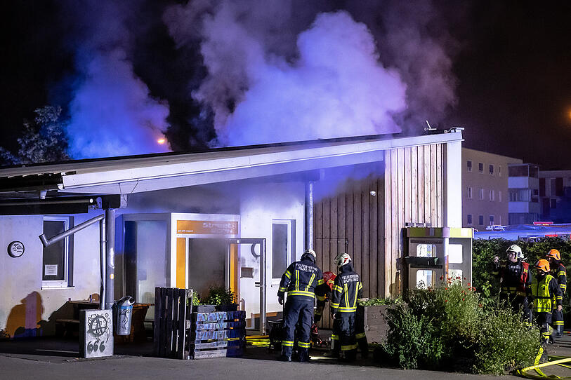 Zimmerbrand in Leondinger Jugendzentrum