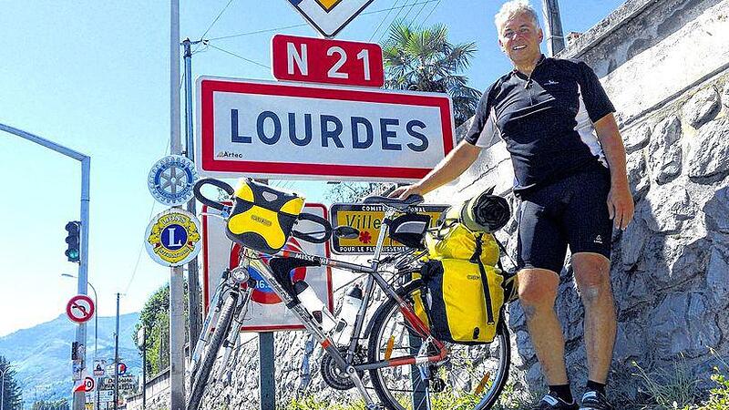 Pennewanger pilgerte mit dem Rad nach Lourdes &ndash; trotz Pannenserie