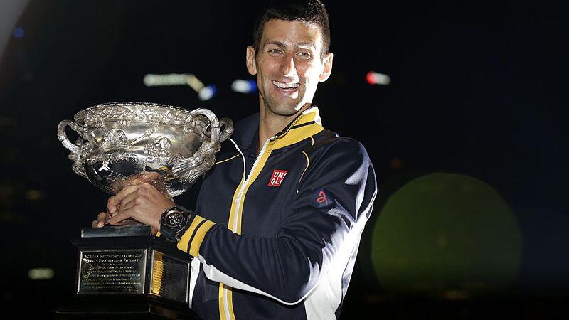Melbourne-Gewinner Djokovic feierte im Flugzeug Auf den Serben wartet nun bereits der Daviscup