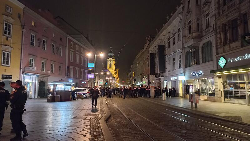Large-scale operation in Linz: the police closed Taubenmarkt