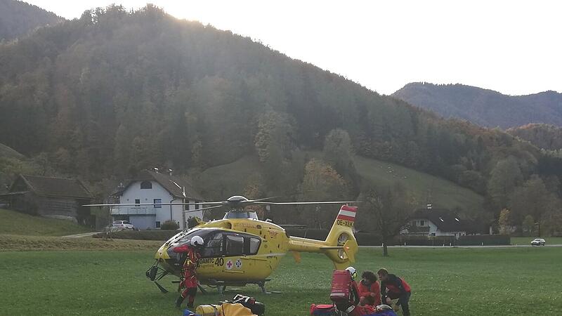 Helicopter in Steinbach am Ziehberg