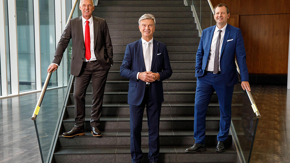 Energie-AG-Vorstand  Andreas Kolar, Werner Steinecker und Stefan Stallinger (v.l.)