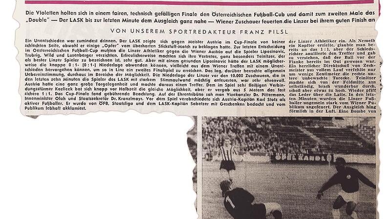 1963: Der LASK vergab die erste Titelchance