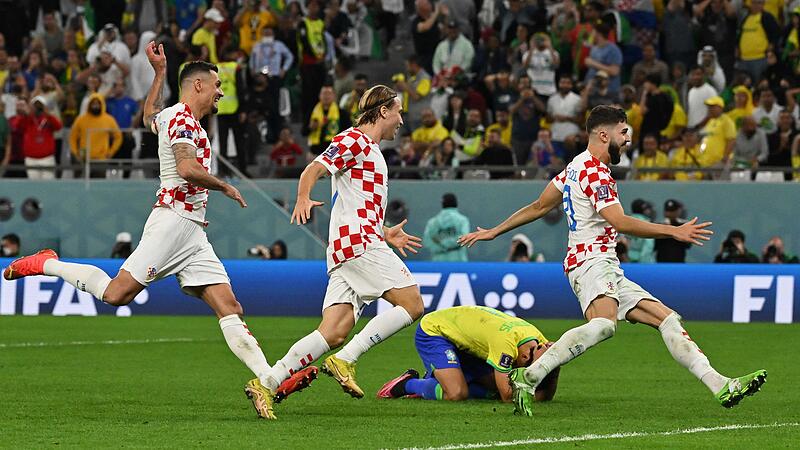 Kroatiens Elfmeter-Helden rissen Brasiliens "Zauberer" aus allen Träumen