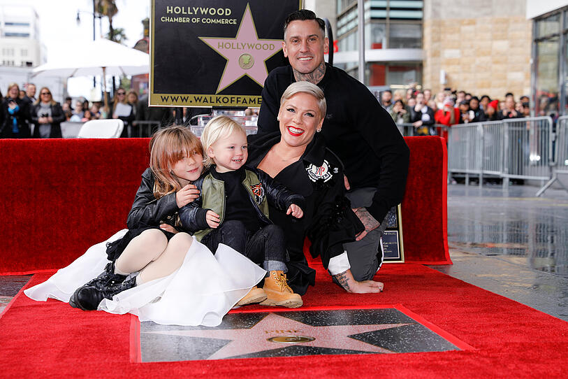 Hollywood-Stern für Pink: Star posiert mit der ganzen Familie 