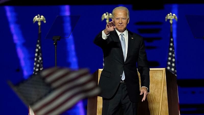 Joe Biden und Kamala Harris feiern ihren Sieg