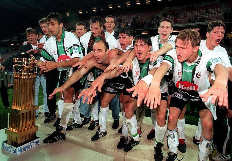 Vor 20 Jahren schrieb die SV Ried Cup-Geschichte