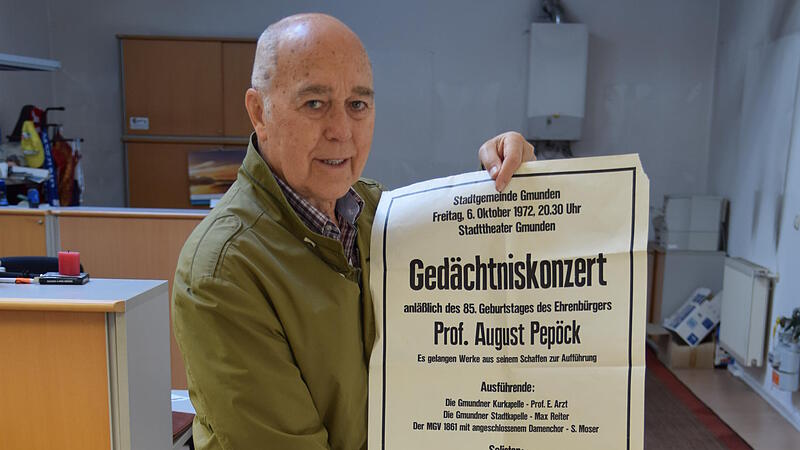 50 Jahre nach seinem Tod erinnert sich Gmunden an Meister August Pepöck