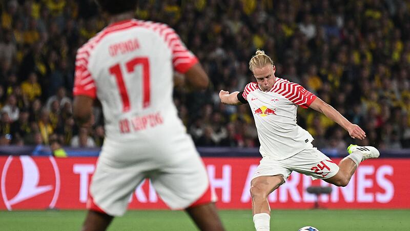 Xaver Schlager shot RB Leipzig to victory in the Champions League