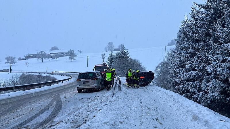 Schnee führte zu Unfällen im Führverkehr