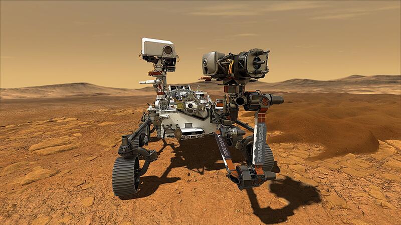 Riskante Landung geglückt: Erstes Bild vom Mars