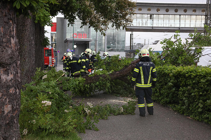 Unwetterschäden in Oberösterreich