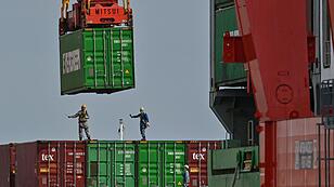 Hafen Schiffsverkehr Transport Handel Container
