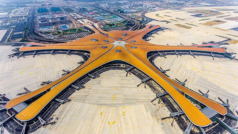Größter Flughafen der Welt in Peking eröffnet