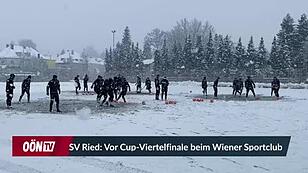 SV Ried: Vor Cup-Viertelfinale beim Wiener Sportclub