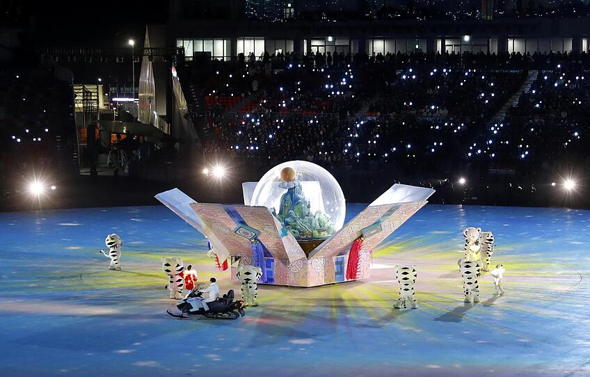 Olympia-Schlussfeier im Zeichen des Friedens