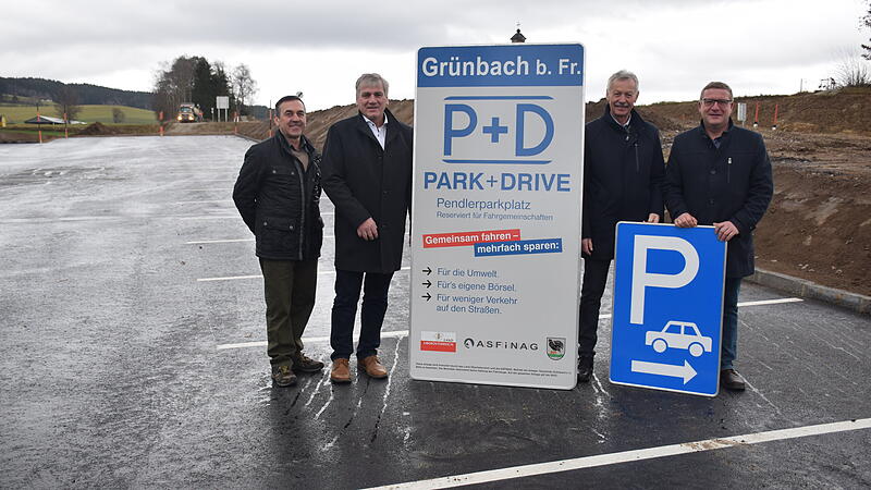 Neue Pendler-Parkplätze in Grünbach Auch Freistadt bringt Projekt in Gang