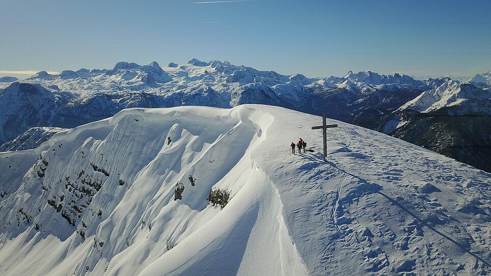 Sarstein Winter Altaussee Berge Gipfel