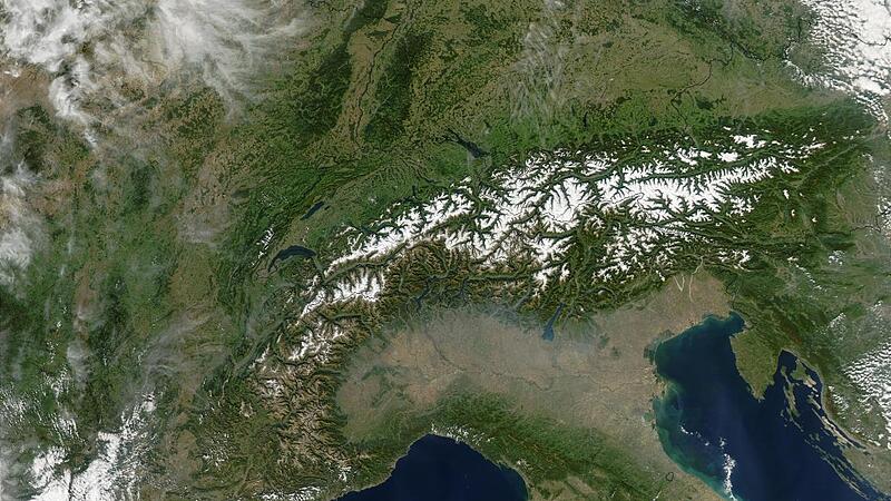 Klimawandel lässt die Alpen ergrünen Gebirgsökosystem gerät unter Druck