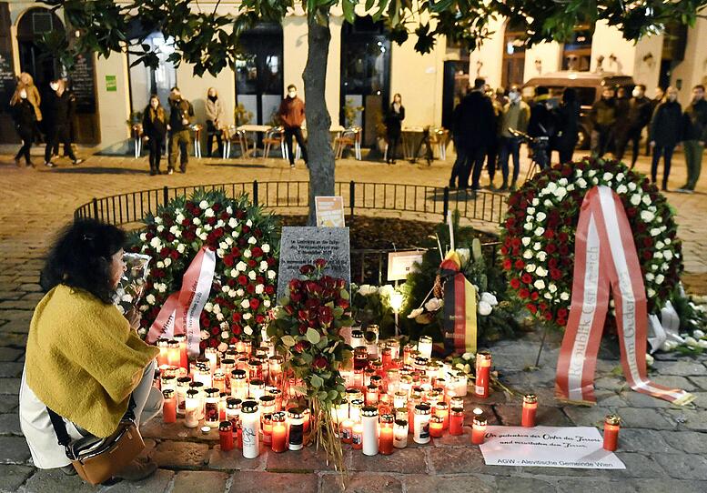 Ein Lichtermeer für die Opfer der Wiener Terror-Nacht