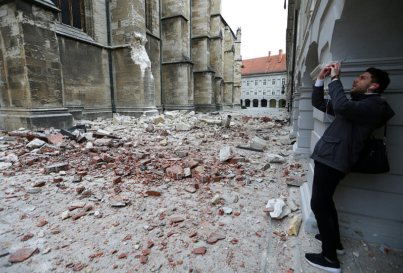 Erdbeben erschütterte Zagreb