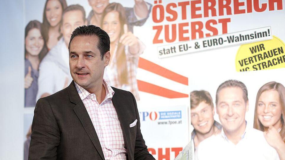 FPÖ im Wahlkampf: Strache wirbt mit Schilling-Comeback und EU-Austritt
