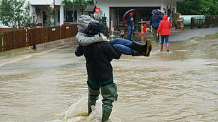Überflutungen in Süddeutschland