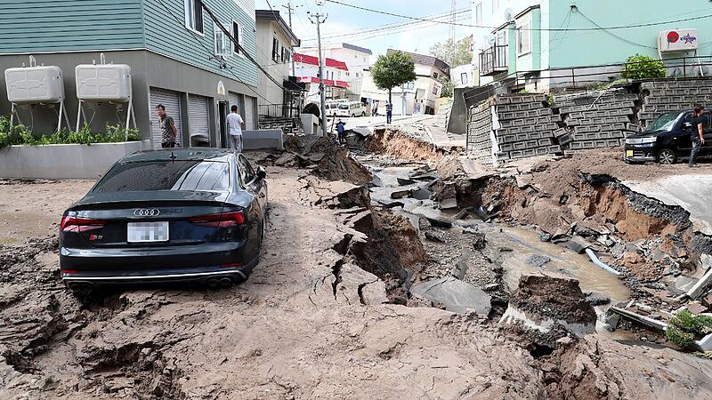Japan: Taifun folgte schweres Erdbeben
