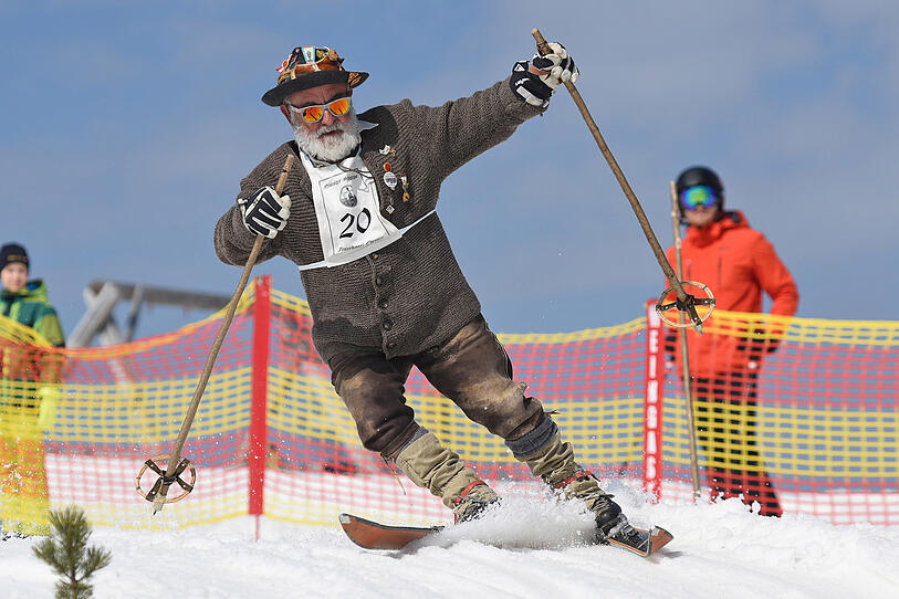 Skifahren wie damals: Nostalgie-Fest am Feuerkogel