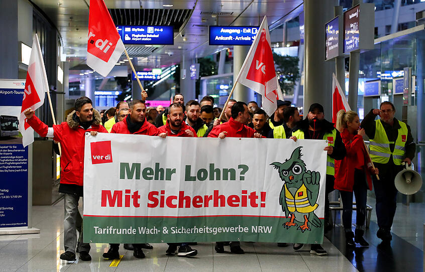 Streik an deutschen Flughäfen