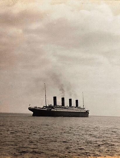 Titanic sank am 14. April 1912