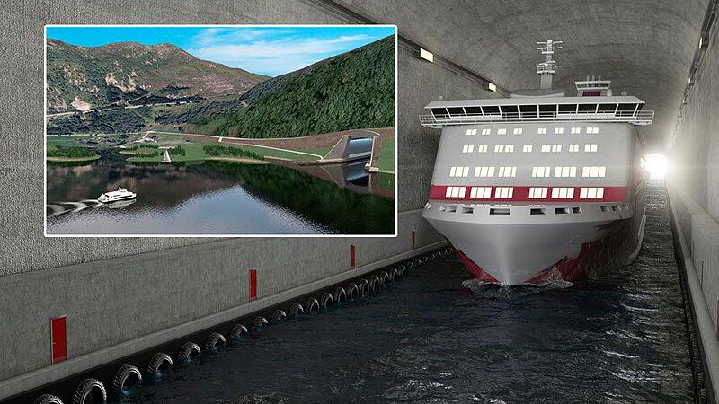 Norwegen baut weltweit ersten Tunnel für ozeangängige Kreuzfahrtsschiffe