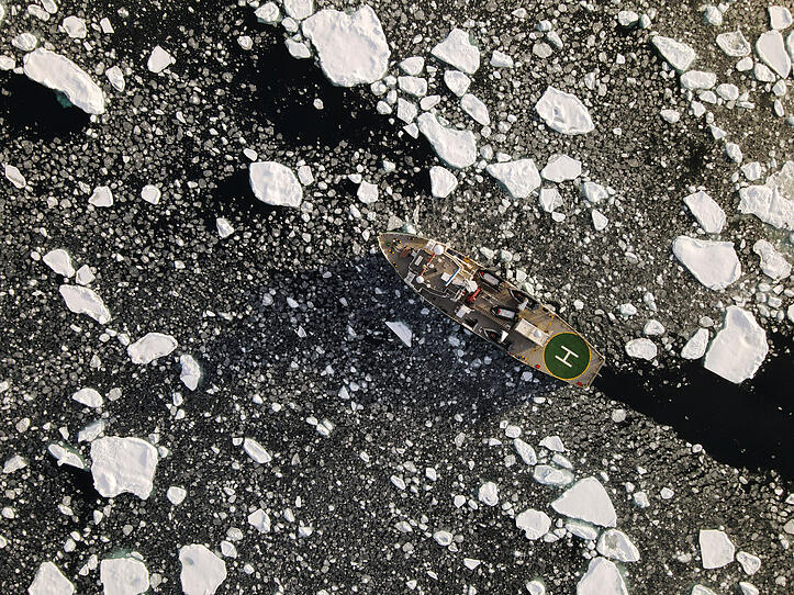 Satellitenbilder zeigen rasante Eisschmelze in der Arktis