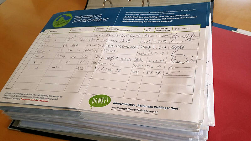 3350 Linzer unterschreiben für Volksbefragung