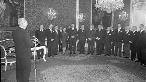 Bundespräsident Franz Jonas am 19. April 1966