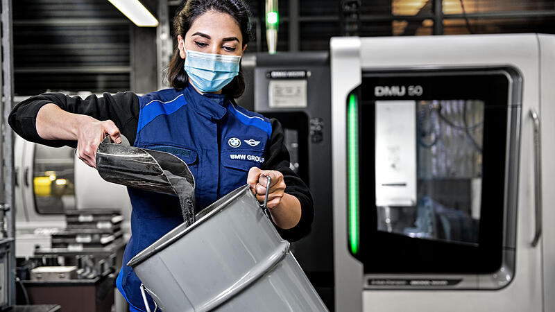 Im Steyrer BMW-Werk wird Wolfram gesammelt, recycelt und "erneuert"